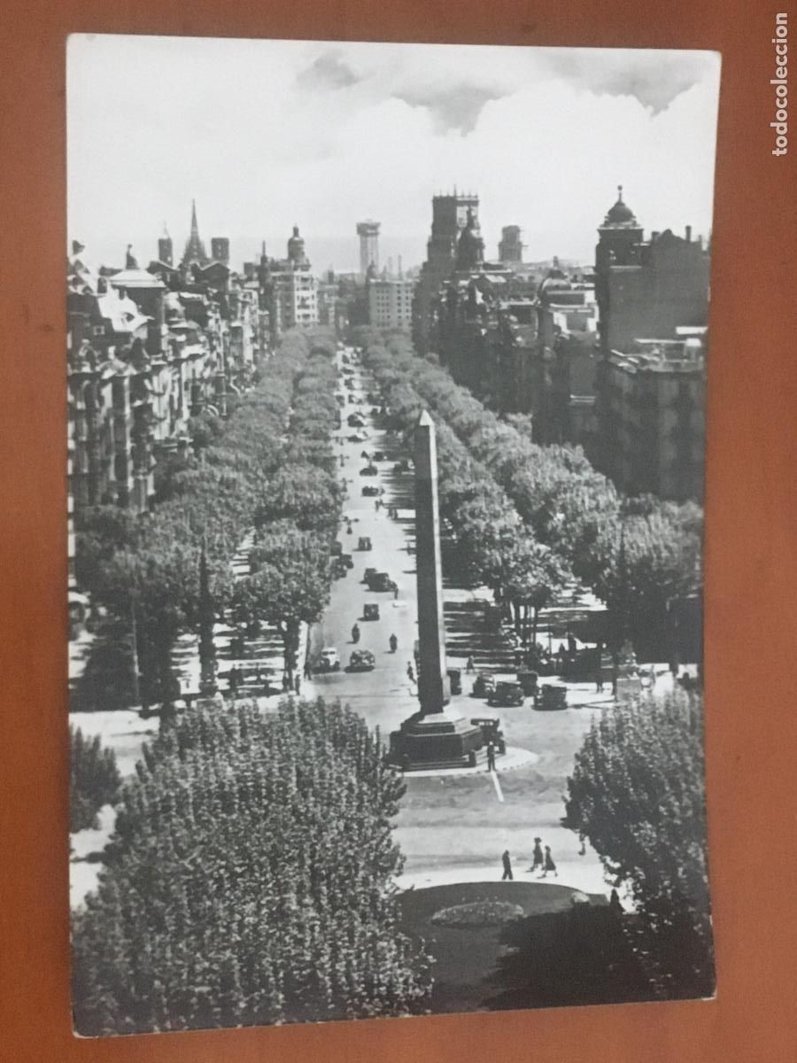 Postales: barcelona paseo de gracia postal fotografica original antigua