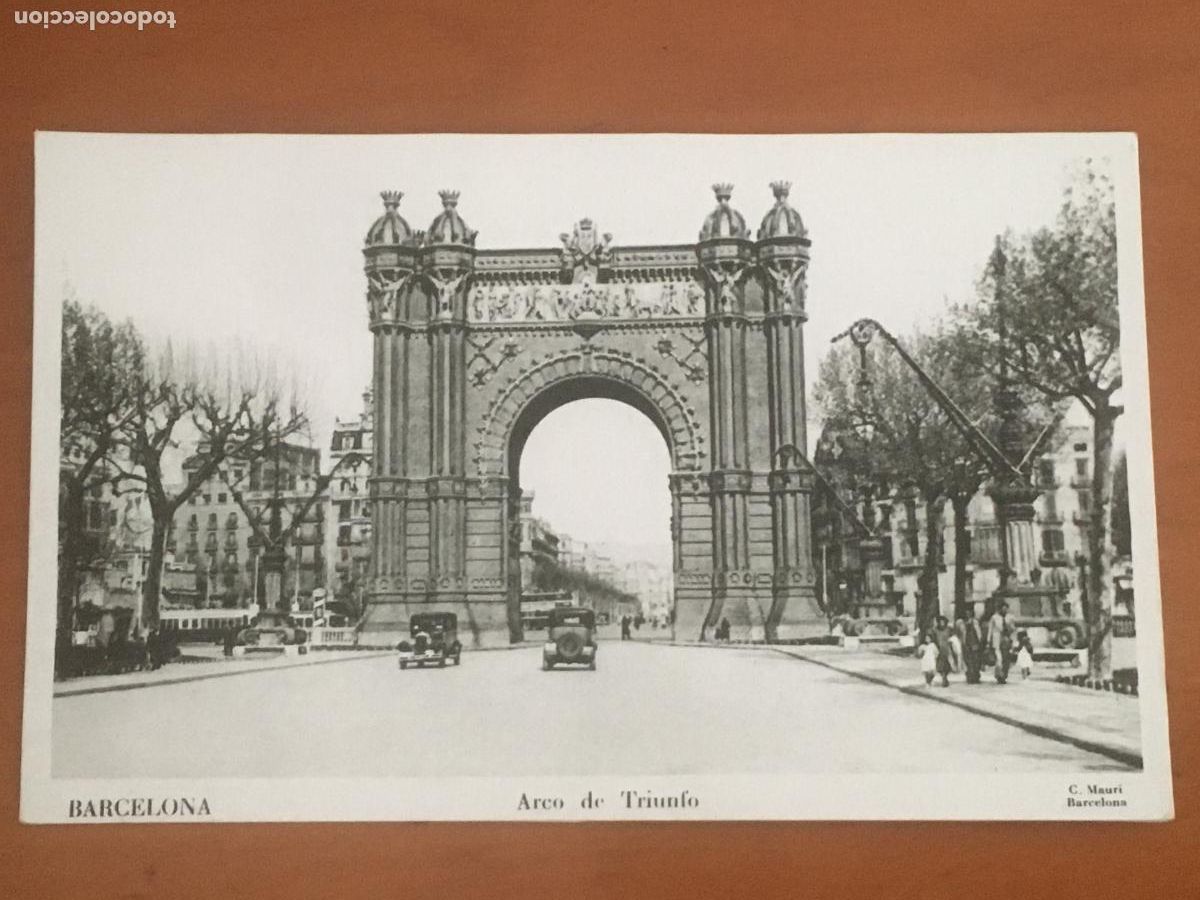 Postales: barcelona arco de triunfo postal fotografica original antigua