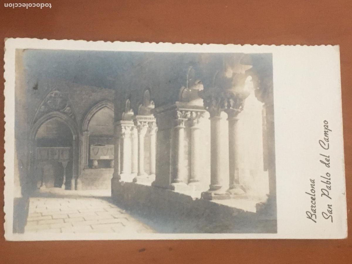 Postales: barcelona san pablo del campo sant pau del camp postal fotografica original antigua