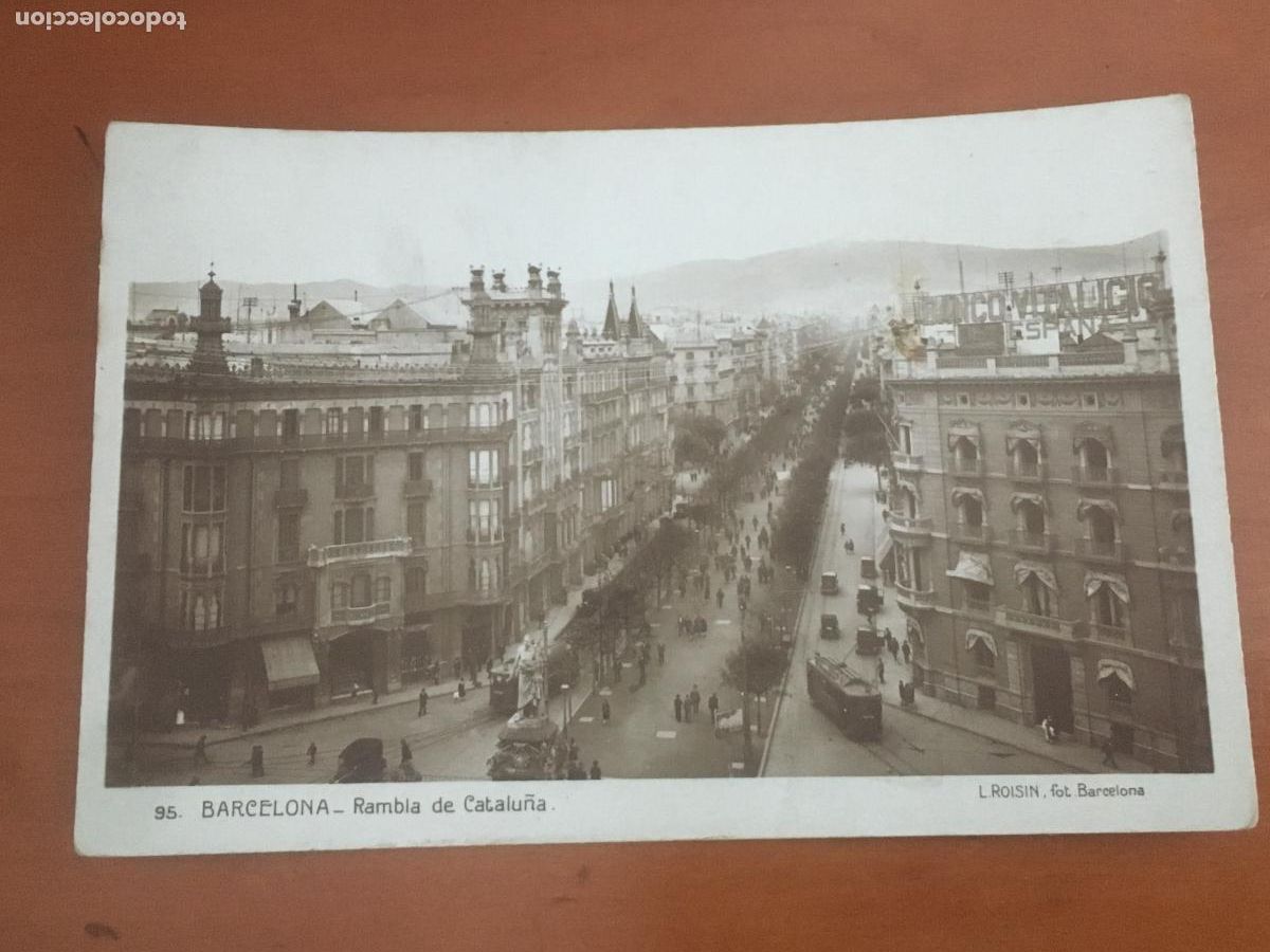 Postales: barcelona rambla de catalu&ntilde;a postal fotografica original antigua
