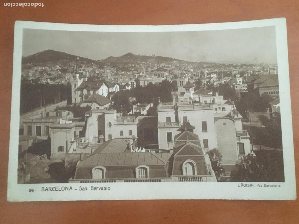 Postales: barcelona san gervasio postal fotografica original antigua