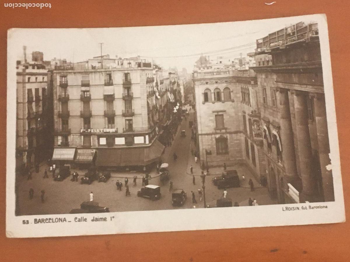 Postales: barcelona calle jaime I postal fotografica original antigua