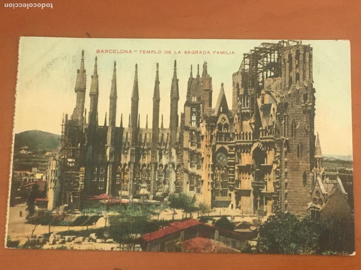 Postales: barcelona templo sagrada familia postal original antigua