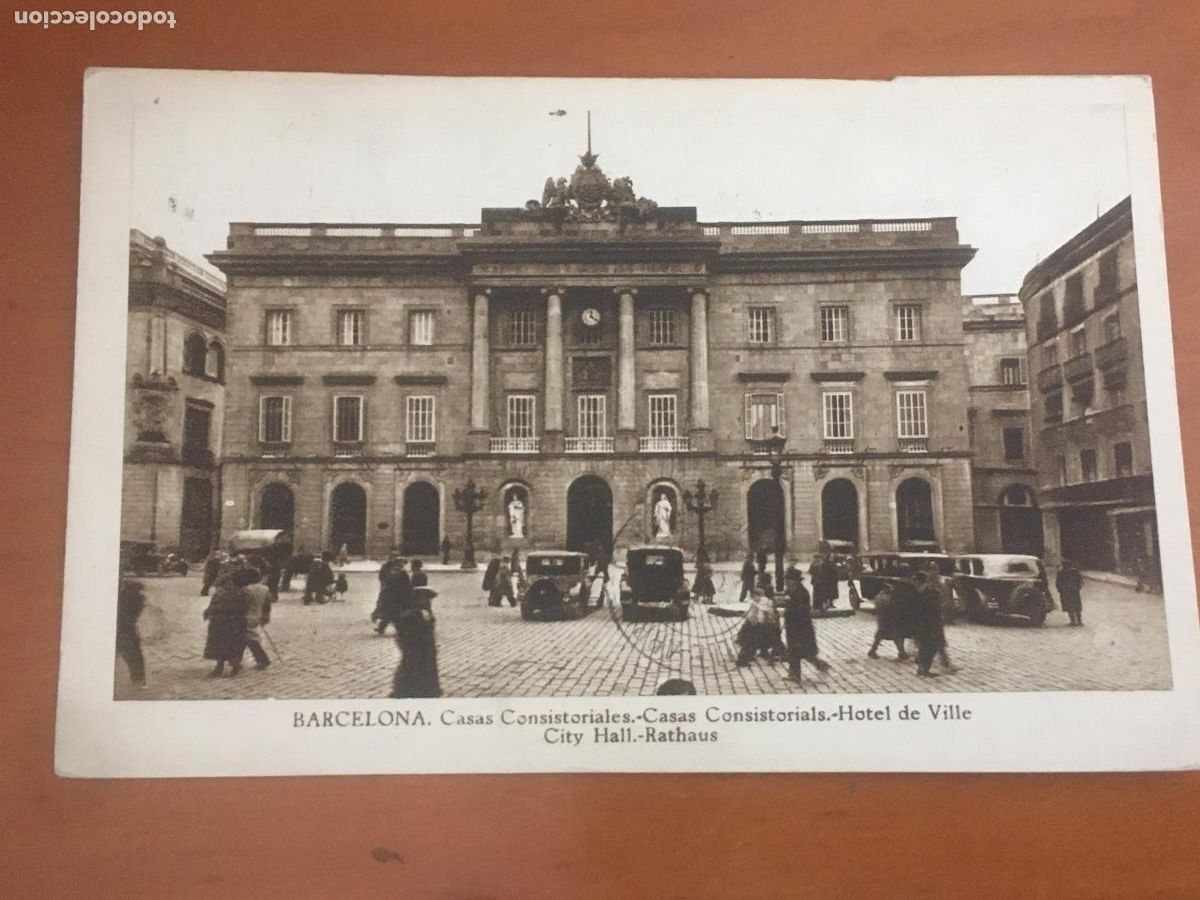 Postales: barcelona casas consistoriales postal original antigua