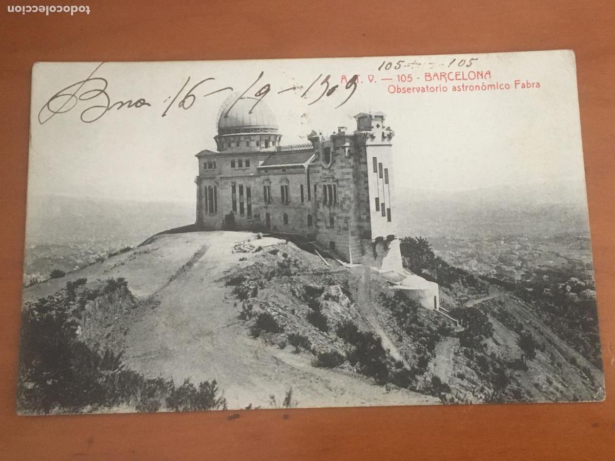 Postales: barcelona observatorio astronomico fabra ATV 105 postal original antigua