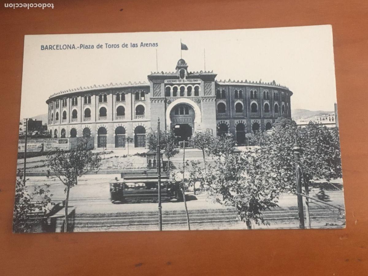 Postales: barcelona plaza toros las arenas postal original antigua