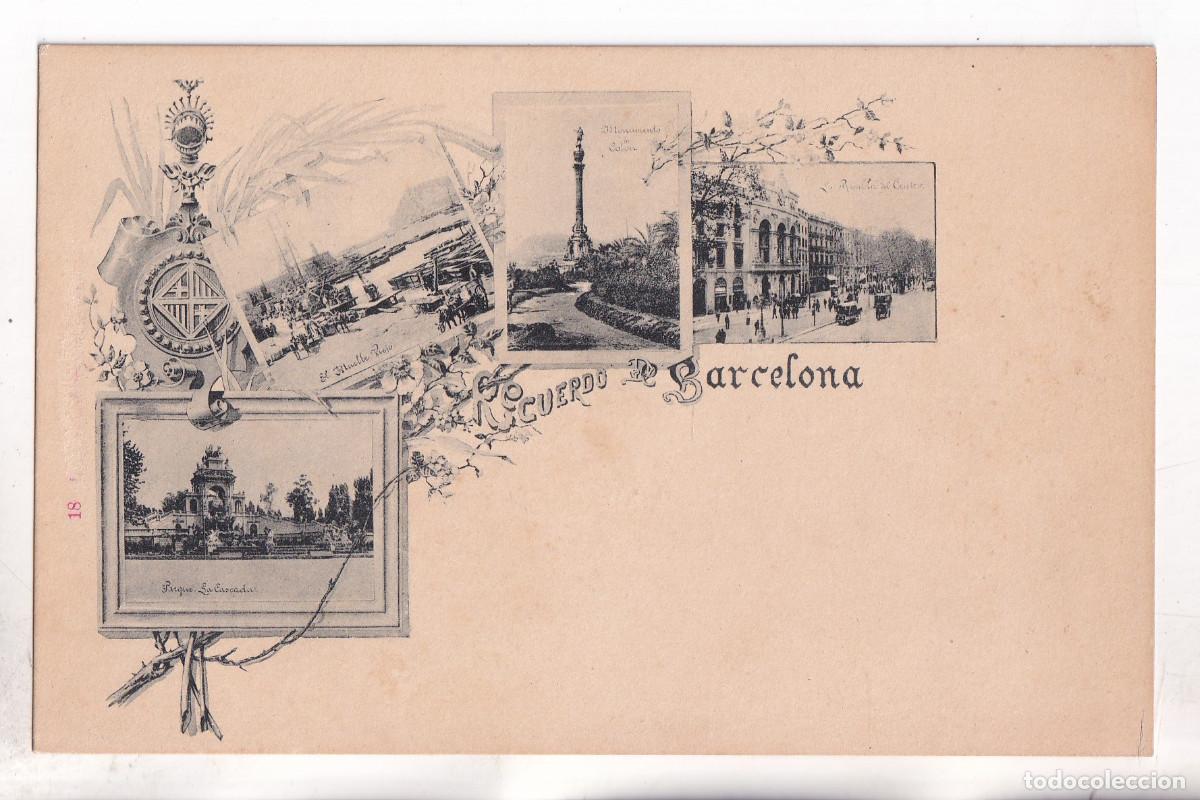 Postales: POSTAL. RECUERDO DE BARCELONA. PARQUE LA CASCADA