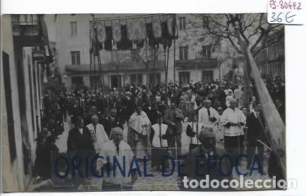 Postales: (PS-80492)POSTAL FOTOGRAFICA DE SAN ANDRES DEL PALOMAR(BCN)-PROCESION