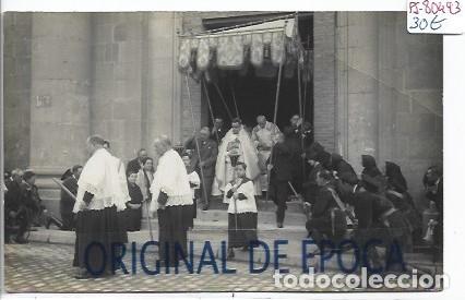 Postales: (PS-80493)POSTAL FOTOGRAFICA DE SAN ANDRES DEL PALOMAR(BCN)-PROCESION