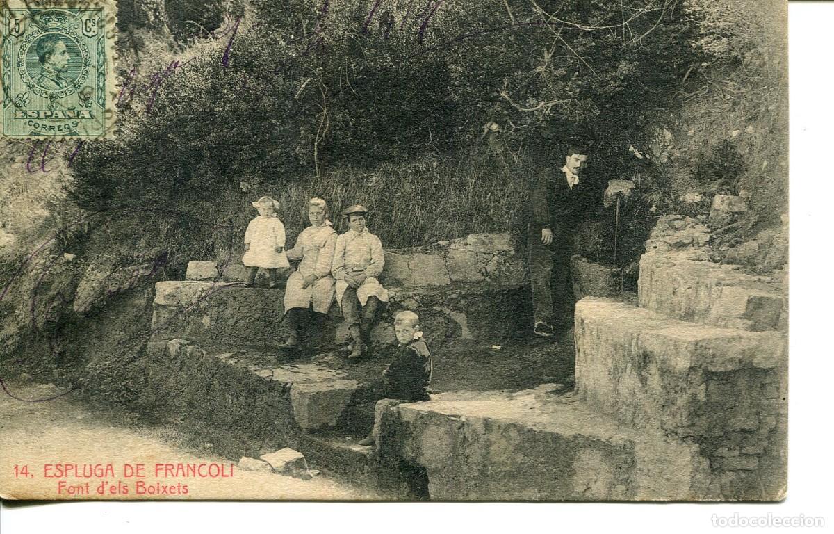 Cartes Postales: ESPLUGA DE FRANCOLI-FONT D'ELS BOIXETS N&ordm; 14