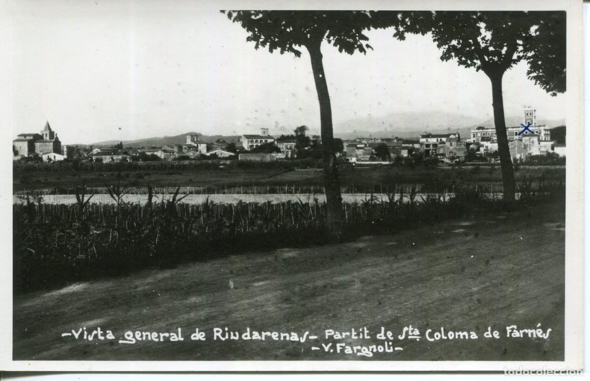 Cartes Postales: RIUDARENAS-VISTA GENERAL-FARGNOLI- FOTOGR&Aacute;FICA
