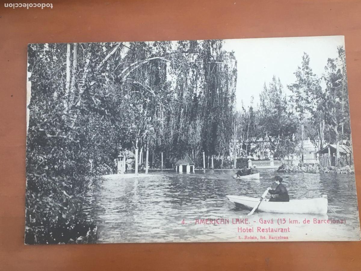 Postales: american lake gava hotel restaurant postal original