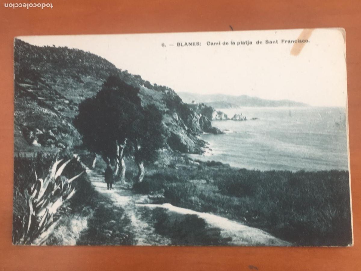 Postales: blanes cami de la platja de san francisco postal original