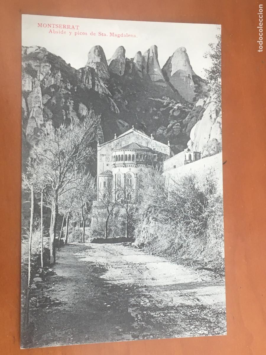 Postales: montserrat abside y picos de santa magdalena postal original