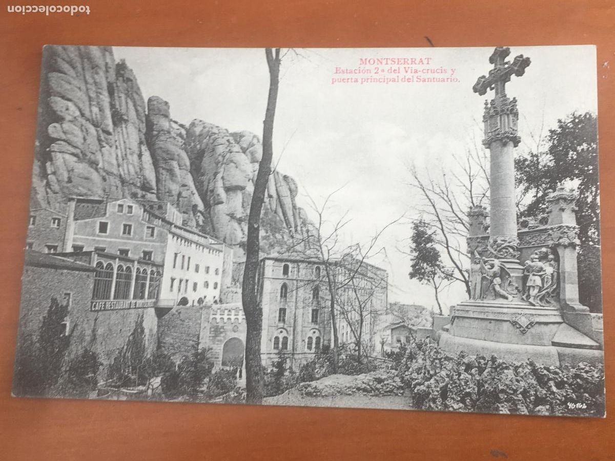 Postales: montserrat estacion segundo via-crucis postal original