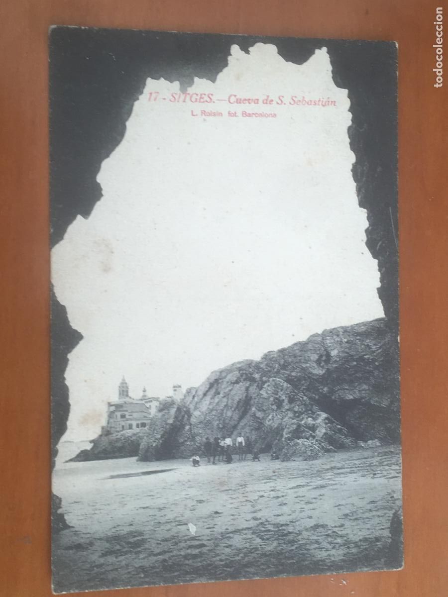 Postales: sitges cueva de san sebastian postal original