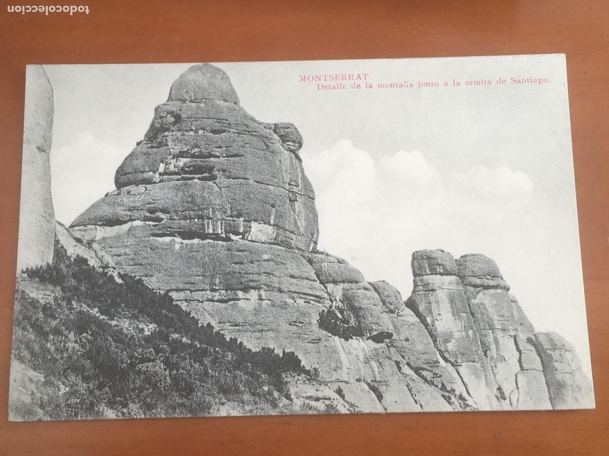 Postales: montserrat detalle de la monta&ntilde;a postal original