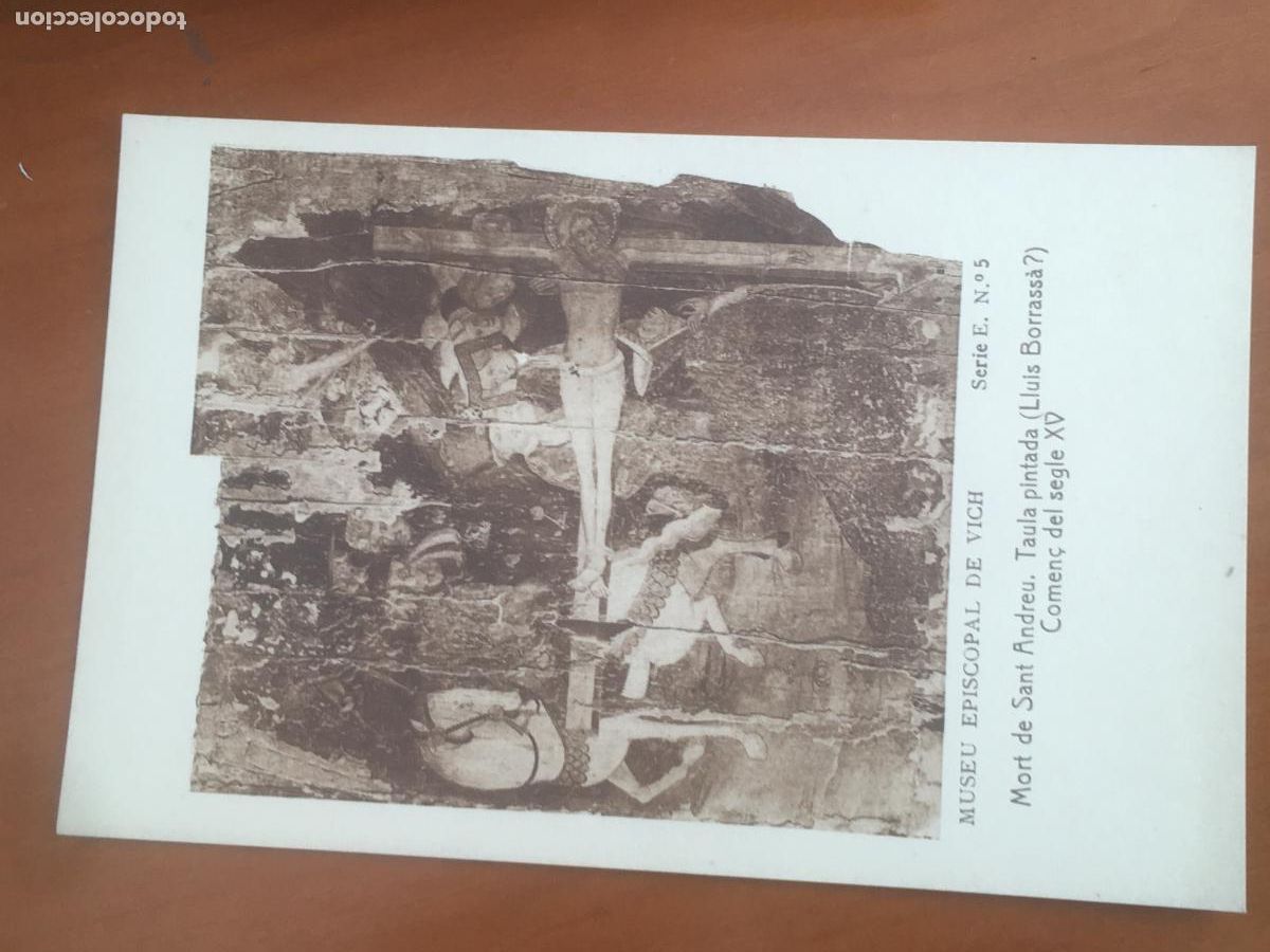 Postkarten: museu episcopal de vic mort de sant andreu postal original