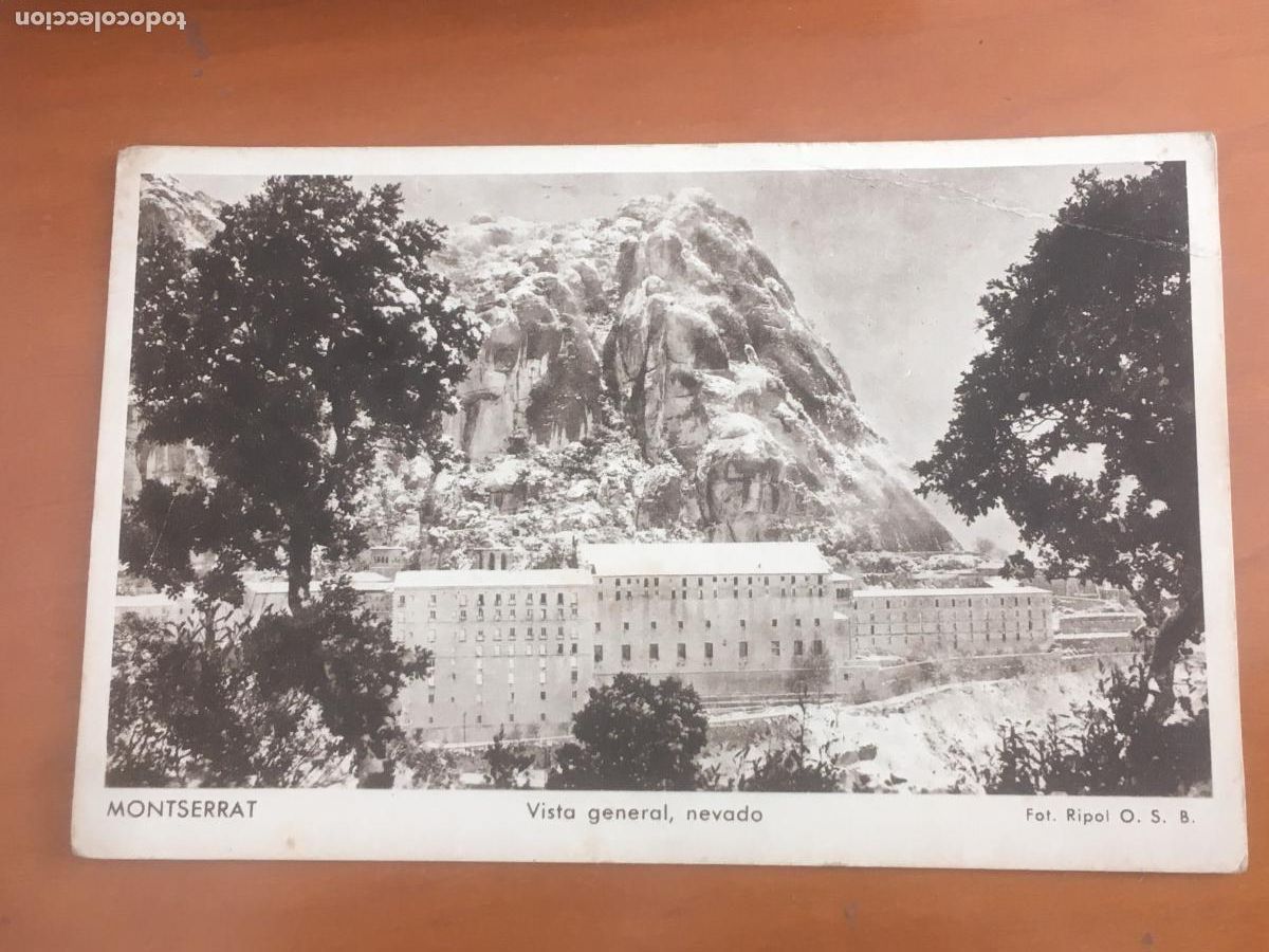 Postales: montserrat vista general nevada postal original
