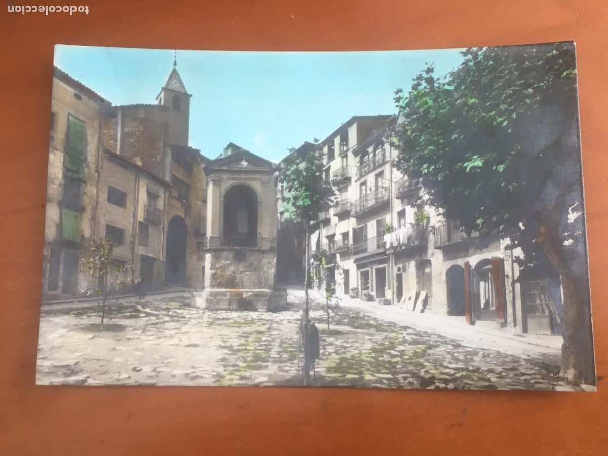 Postales: solsona plaza san juan postal fotografica original