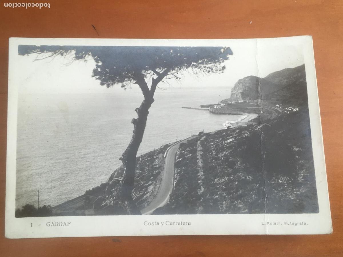 Postales: garraf costa i carretera postal fotografica original
