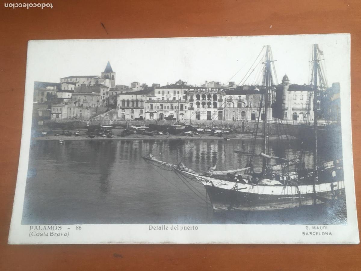 Postales: palamos detalle del puerto postal fotografica original