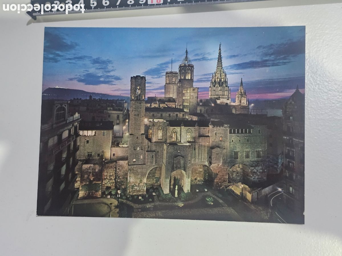 Postales: Postal de gran tama&ntilde;o de Barcelona 1962 Barrio G&oacute;tico n&deg; 407