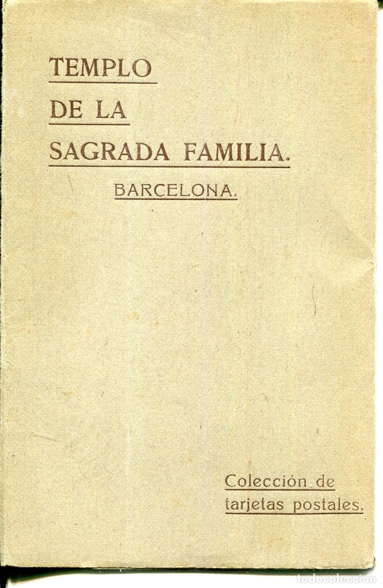 Cartes Postales: BARCELONA-TEMPLO SAGRADA FAMILIA -COLECCI&Oacute;N COMPLETA 15 POSTALES- HEREDEROS VDA. PL&Aacute;- RARO