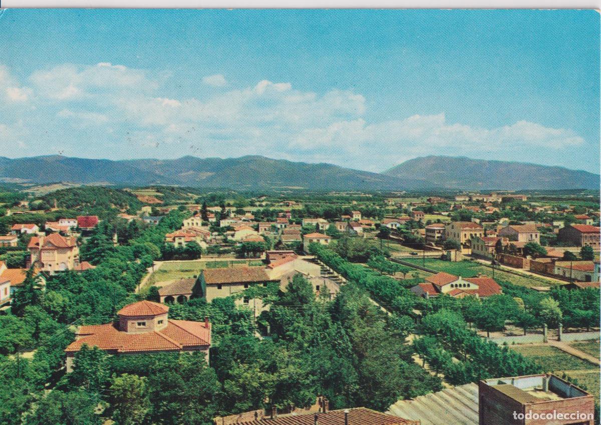 Postales: CARDEDEU (BARCELONA) VISTA PARCIAL, MONTSENY AL FONDO - FOTOCOLOR VALMAN N&ordm;1 - CIRCULADA