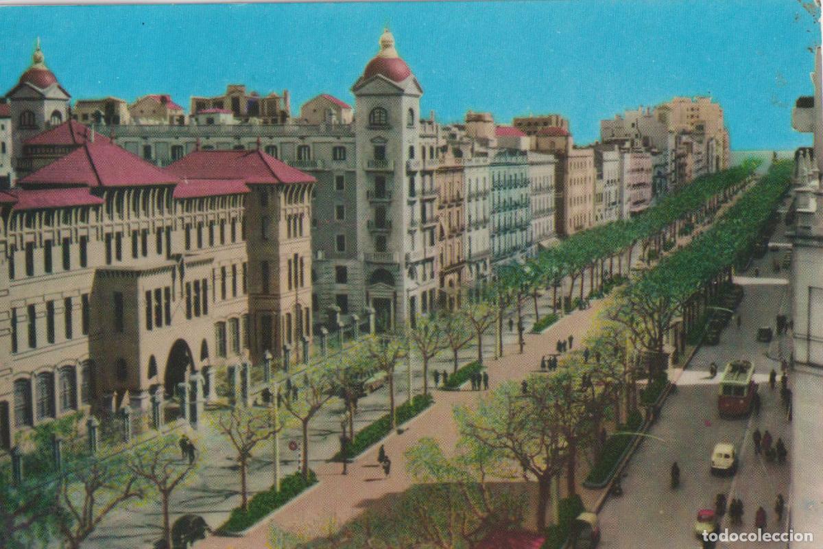 Postales: TARRAGONA, RAMBLAS - TRABAJOS CHINCHILLA 1061 - CIRCULADA 1962