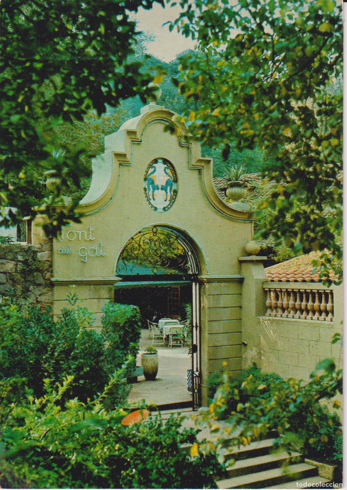 Postales: BARCELONA, MONTJUICH, FINAL DE LA CALLE L&Eacute;RIDA, RESTAURANTE FONT DEL GAT - S/C