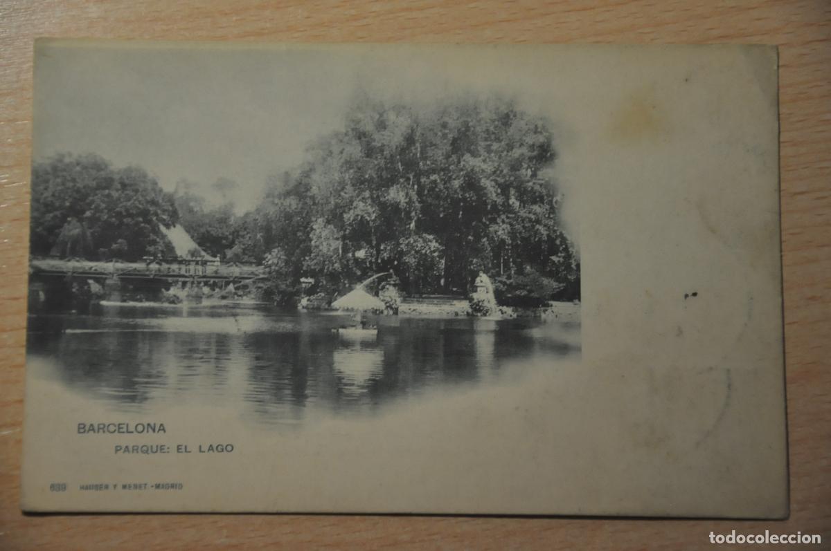 Postales: postal barcelona, parque el lago 639 hauser y menet