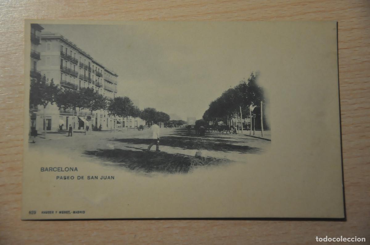 Postales: postal barcelona, paseo de san juan 629 hauser y menet