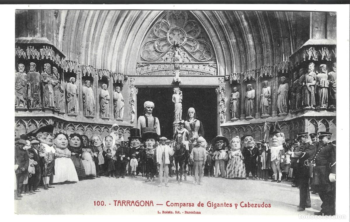 Postales: TARRAGONA COMPARSA DE GIGANTES Y CABEZUDOS