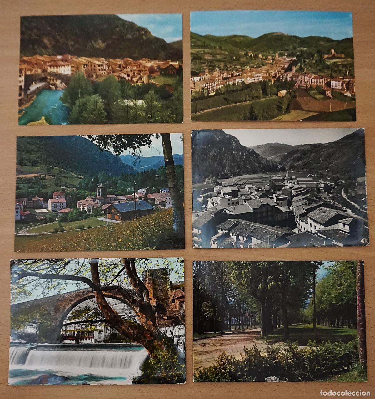 Postkarten: 6 postales de Camprodon ( Ripolles, Girona), sin circular editadas en los a&ntilde;os 60