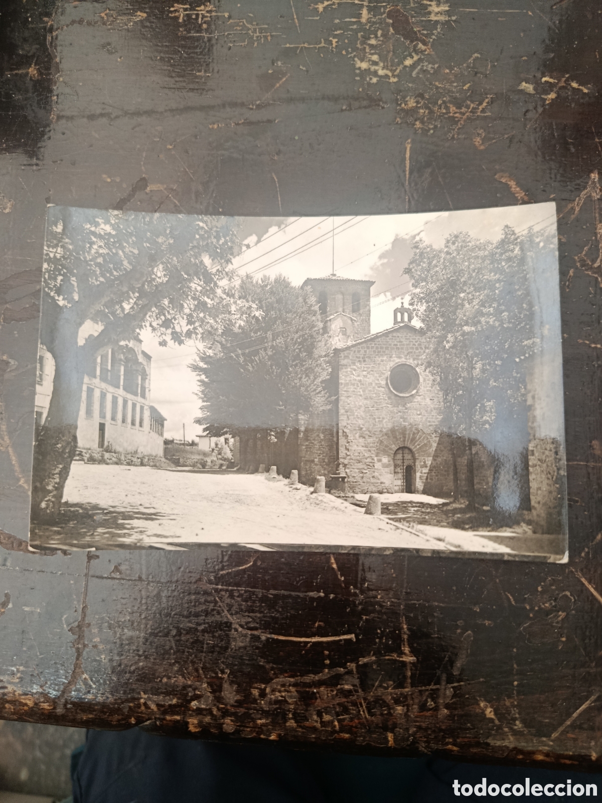 Postales: Postal 109 santa mar&iacute;a del est&aacute;ny plaza de l'eclesia