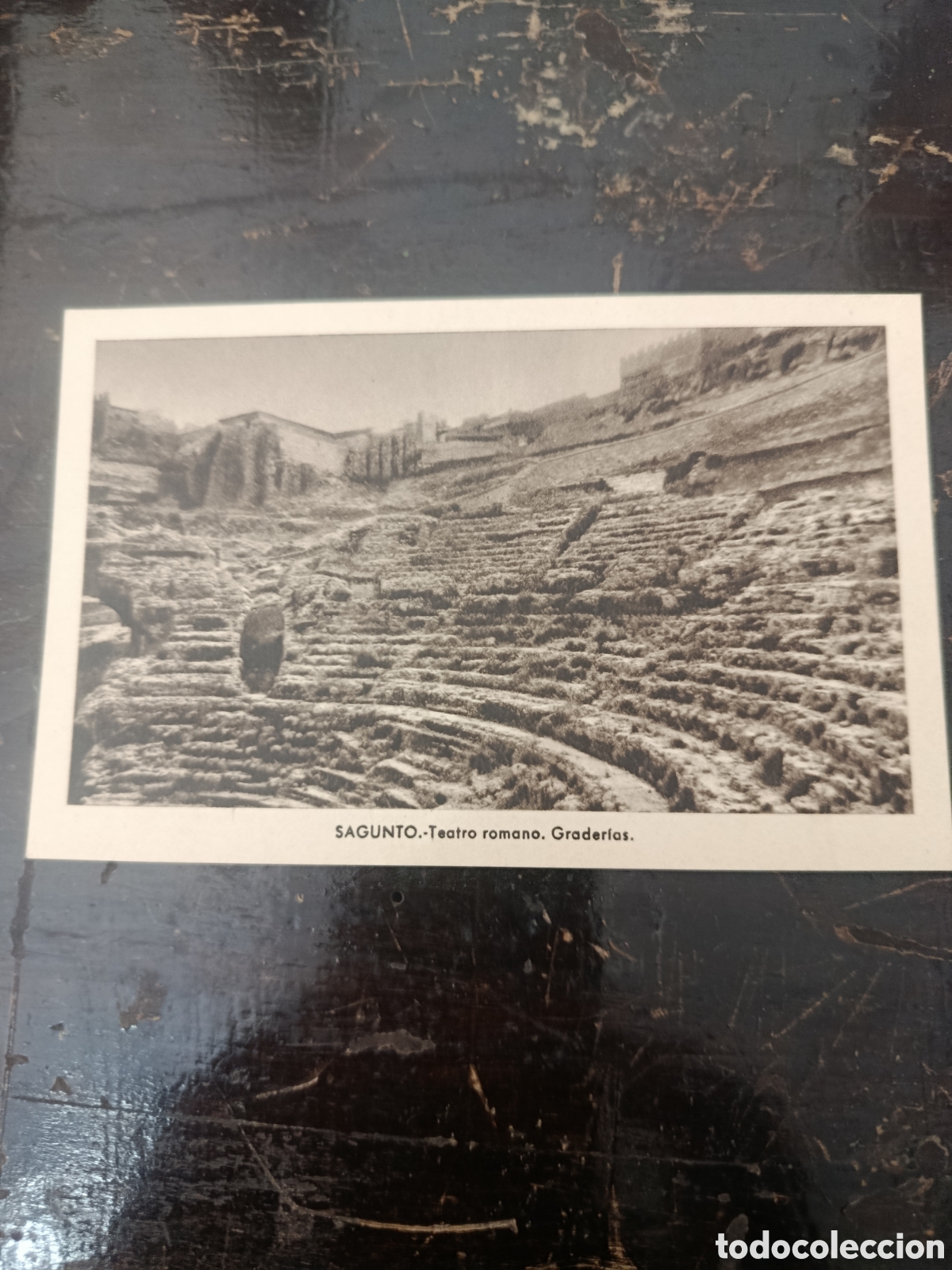 Postales: Postal de Sagunto teatro romano grader&iacute;as