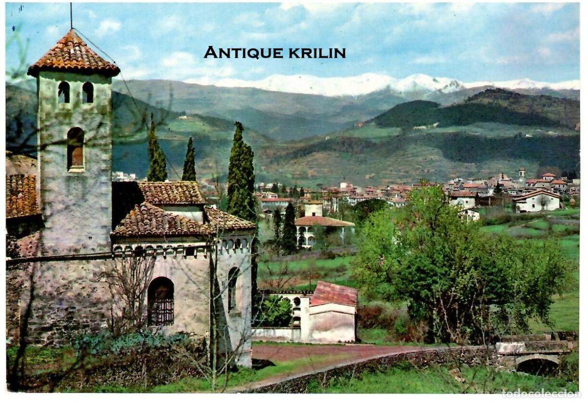 Postales: OLOT / SAN CRISTOBAL LAS FONTS / EXC. LIBRERIA SALA / SIN FRANQUEAR PERO ESCRITA