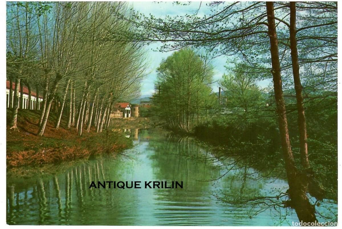 Postales: OLOT N&ordm; 204 ORILLAS DEL FLUVIA / EDICION ALZAMORA / SIN FRANQUEAR PERO ESCRITA