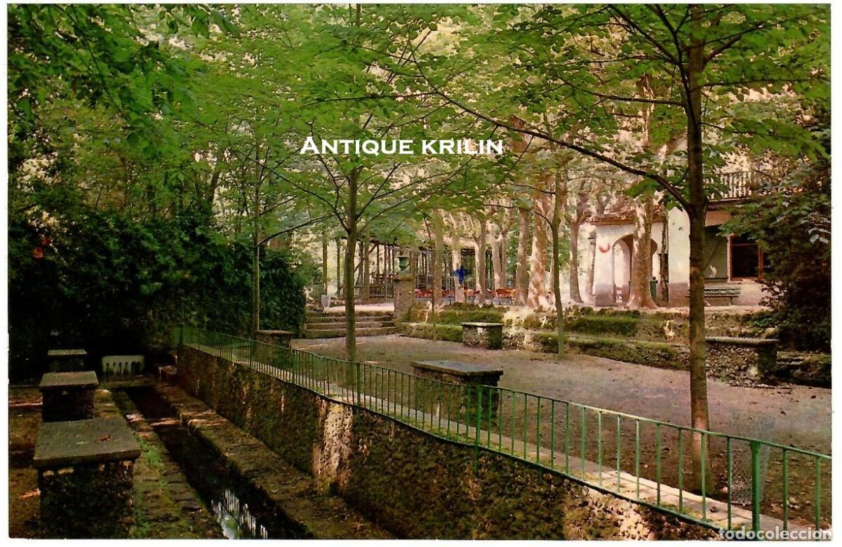 Postales: OLOT N&ordm; 9 FUENTE MOIXINA / EDICION LIBRERIA ARQUES / SIN FRANQUEAR PERO ESCRITA