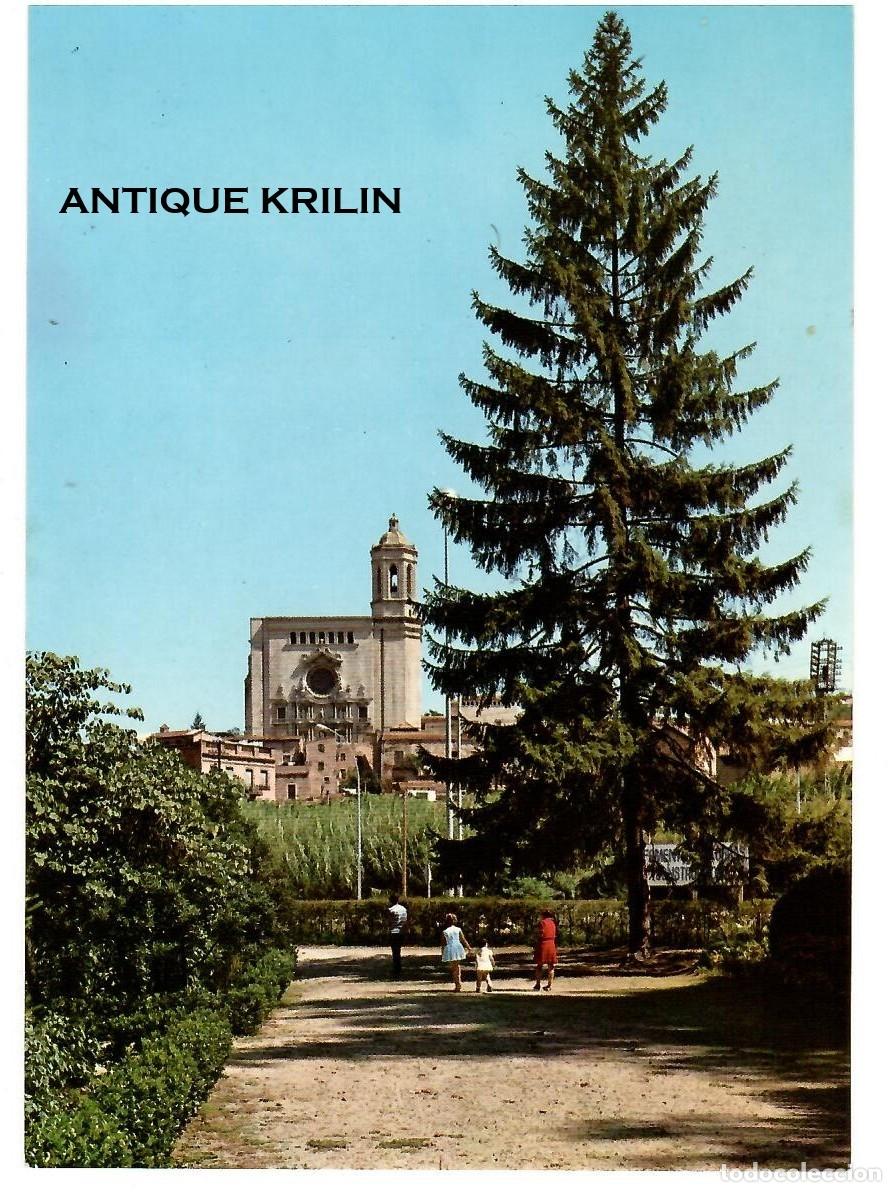 Postales: GERONA N&ordm; 29 CATEDRAL Y JARDINES / EDICION G. GARRABELLA / SIN FRANQUEAR PERO ESCRITA
