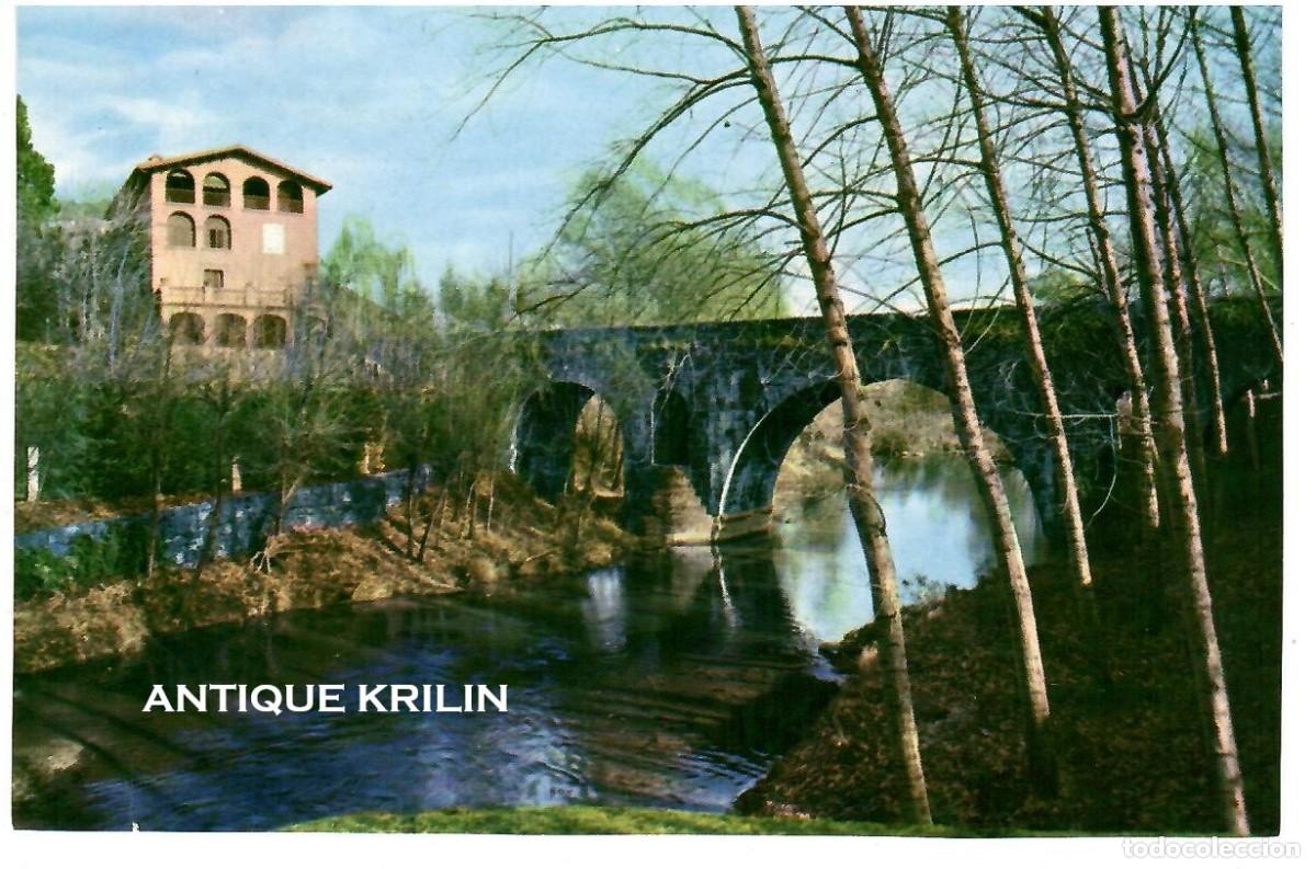 Postales: OLOT N&ordm; 3 PONT DE SANT ROC / EDICION SOBERANAS / FOTO ALFONSO / SIN FRANQUEAR PERO ESCRITA