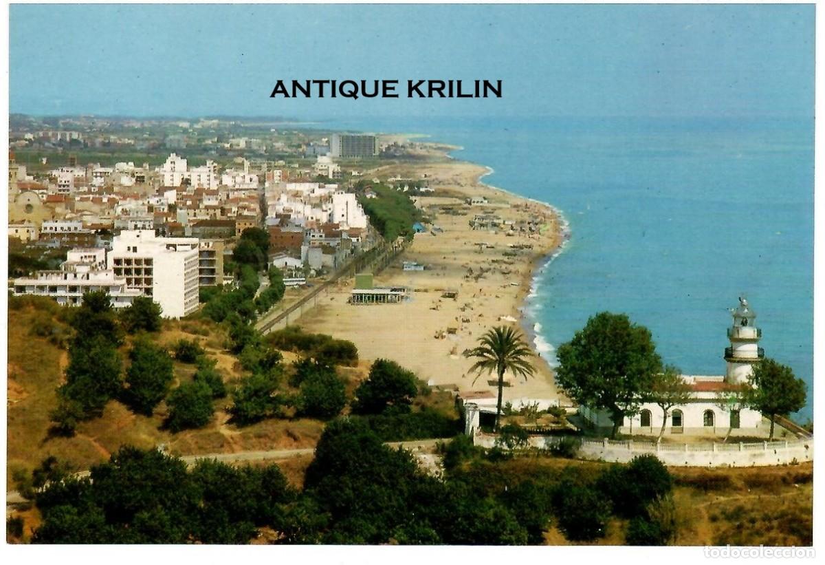 Postales: CALELLA DE LA COSTA / FARO Y POBLACION AL FONDO / ZERKOWITZ SERIE 24 N&ordm; 11 / SIN FRANQUEAR