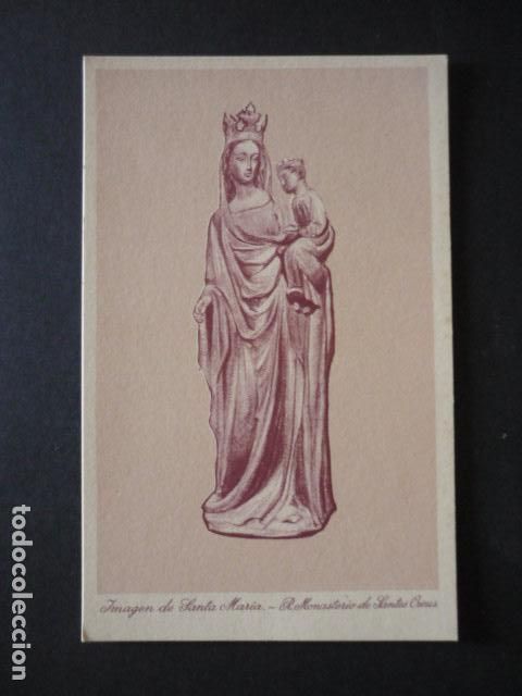Postkarten: SANTES CREUS TARRAGONA IMAGEN DE SANTA MARIA