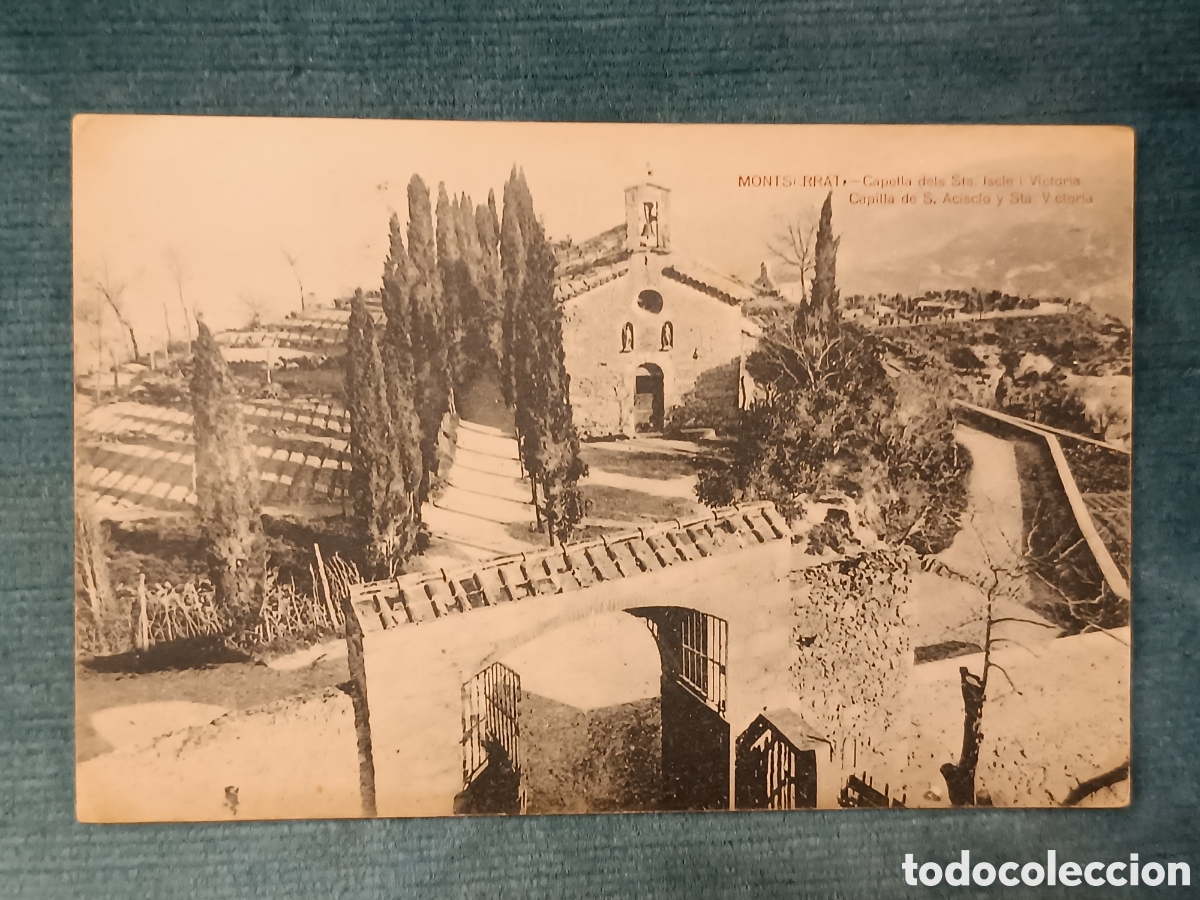 Postales: MONTSERRAT. Capella dels Sts. Iscle i Victoria