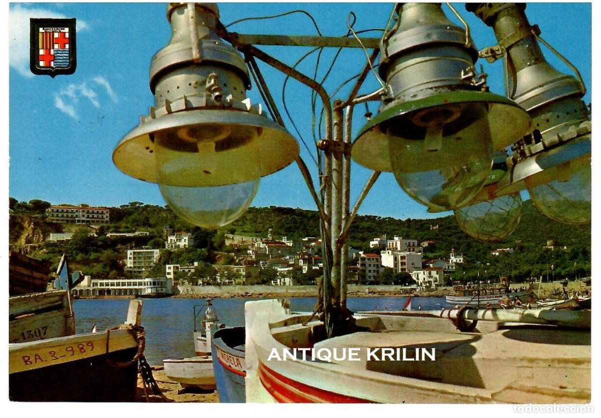 Postales: SANT FELIU DE GUIXOLS N&ordm; 1033 BA&Ntilde;OS SAN ELMO / ESCUDO DE ORO / SIN FRANQUEAR PERO ESCRITA