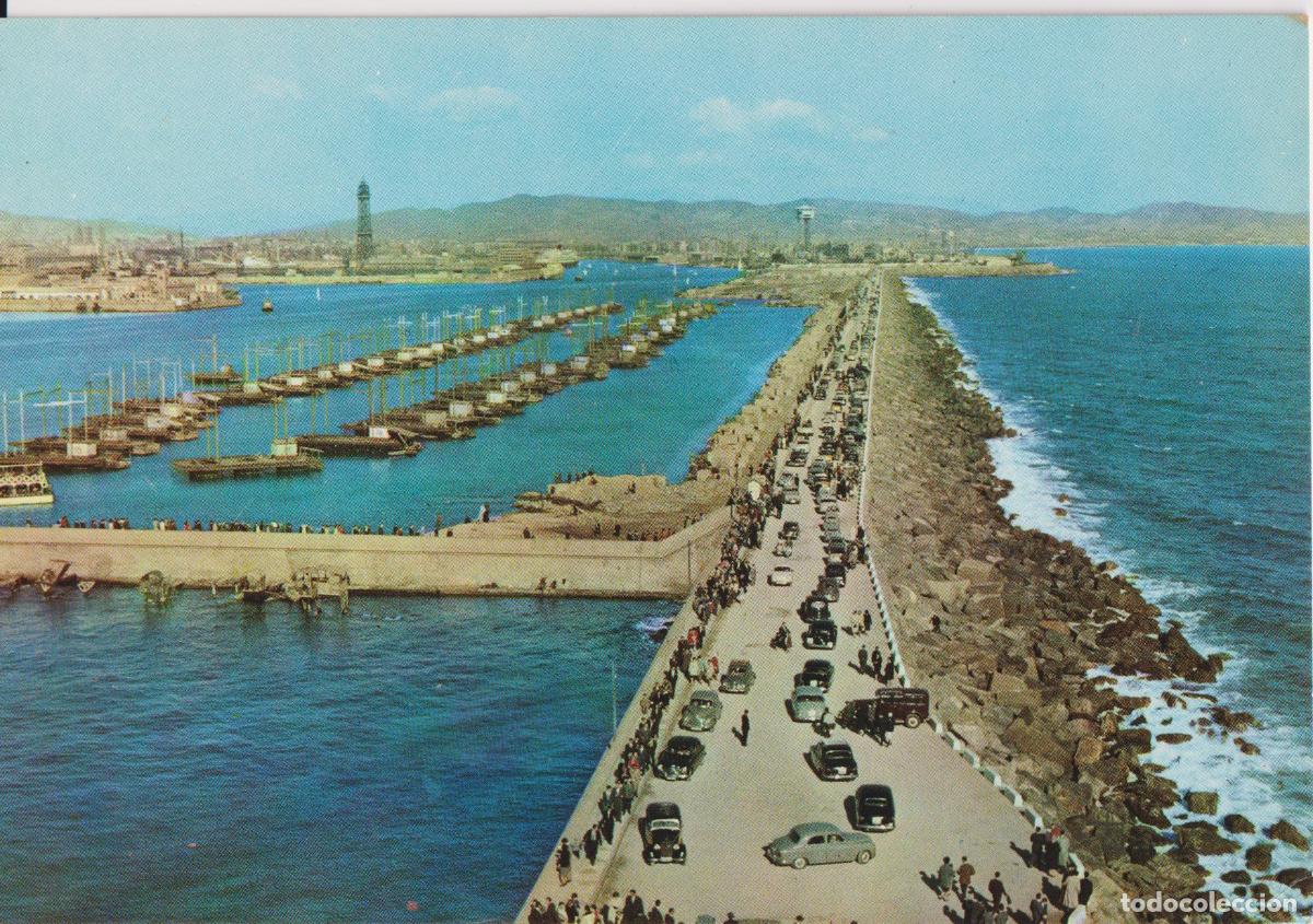 Postales: BARCELONA, PASEO DEL ROMPEOLAS - A.ZERKOWITZ 2067 ESCRITA 1964