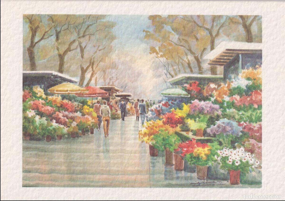 Postales: ILUSTRADOR; DESCONOCIDO, RAMBLAS (BARCELONA) - MINI ARQUITECTURA - S/C