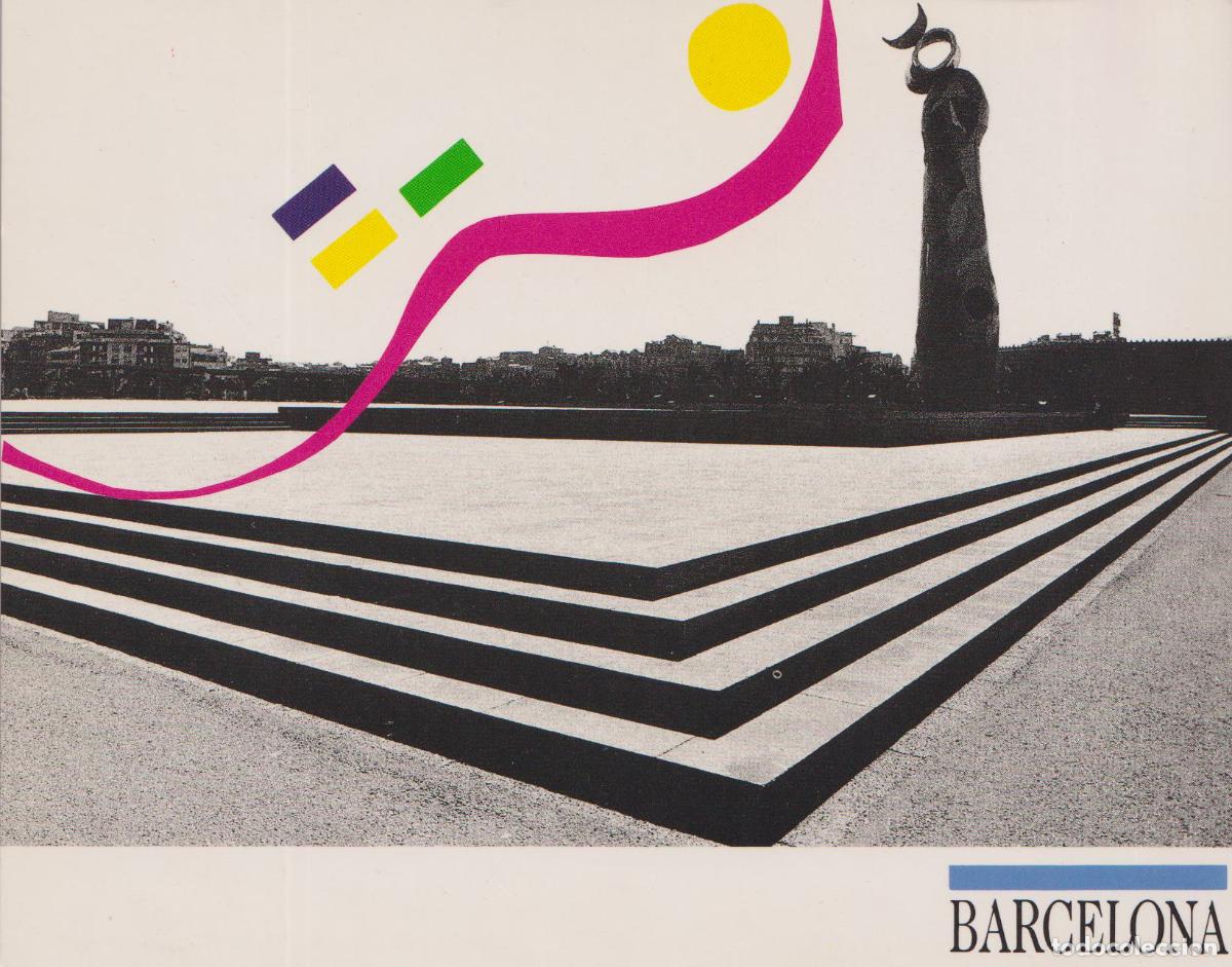 Postales: BARCELONA, PLAZA MATADERO / PLAZA JOAN MIR&Oacute; - BARCELONA TOURIST - S/C