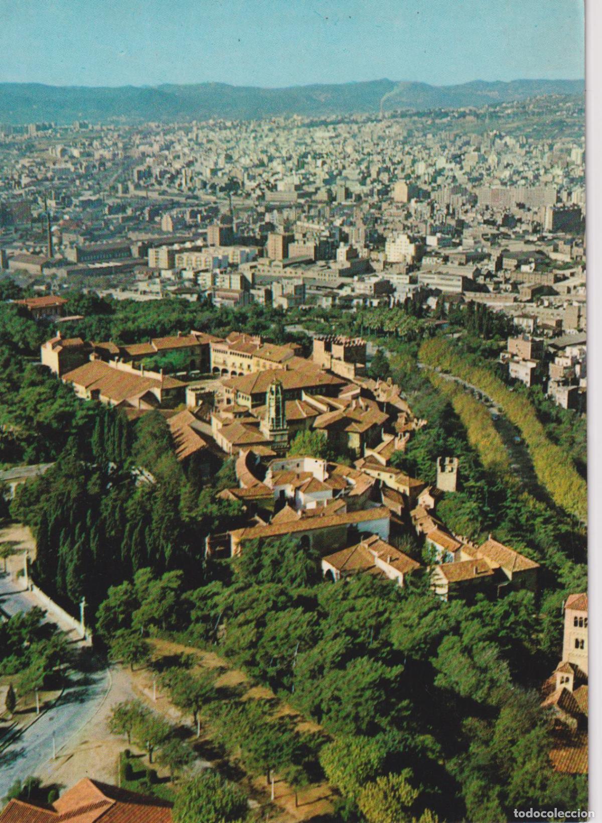 Postales: BARCELONA, PUEBLO ESPA&Ntilde;OL, VISTA PARCIAL - FOTOGRAFIA T.A.F. 197 - S/C